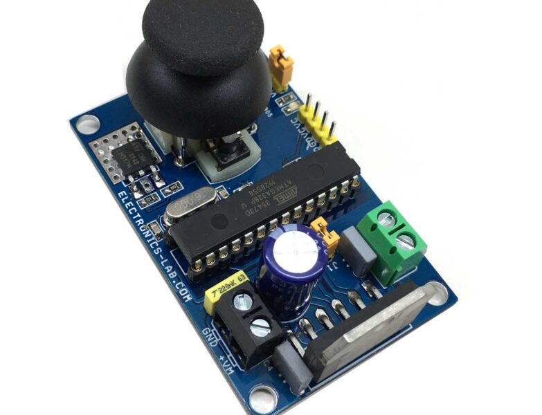 Brushed DC Motor Speed and Direction Controller Using Joystick